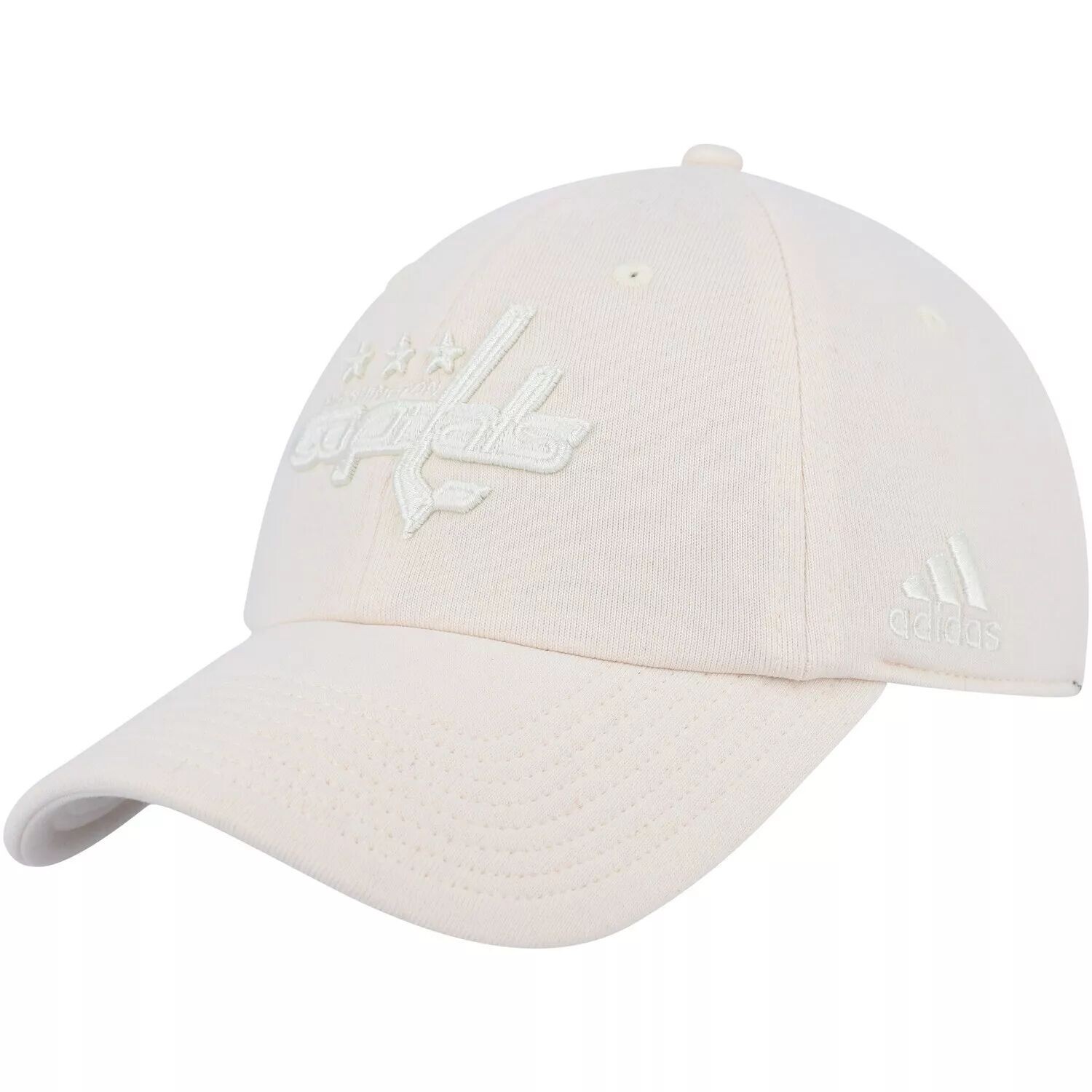 

Мужская регулируемая кепка adidas Cream Washington Capitals Zero Dye Slouch