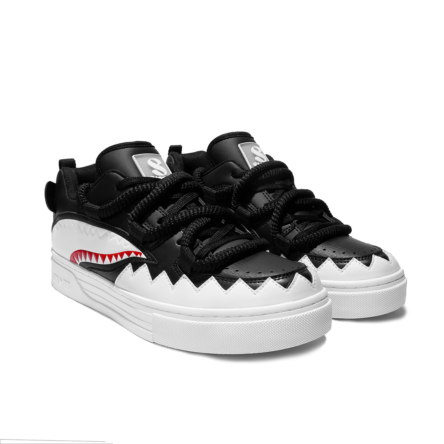 

Кроссовки STANAIR Skateboarding Shoes Unisex Low-top, черный/белый