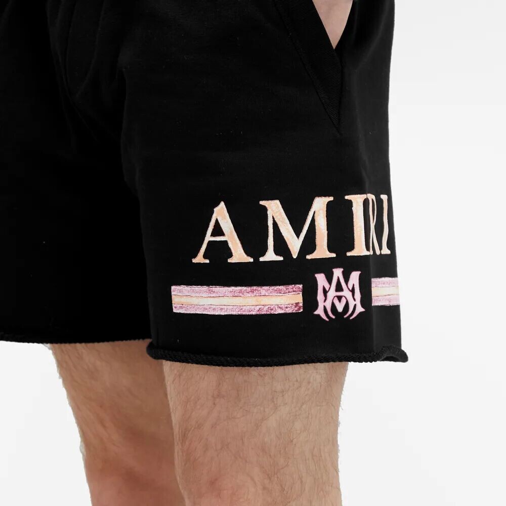 

Спортивные шорты Amiri Watercolor Bar, черный