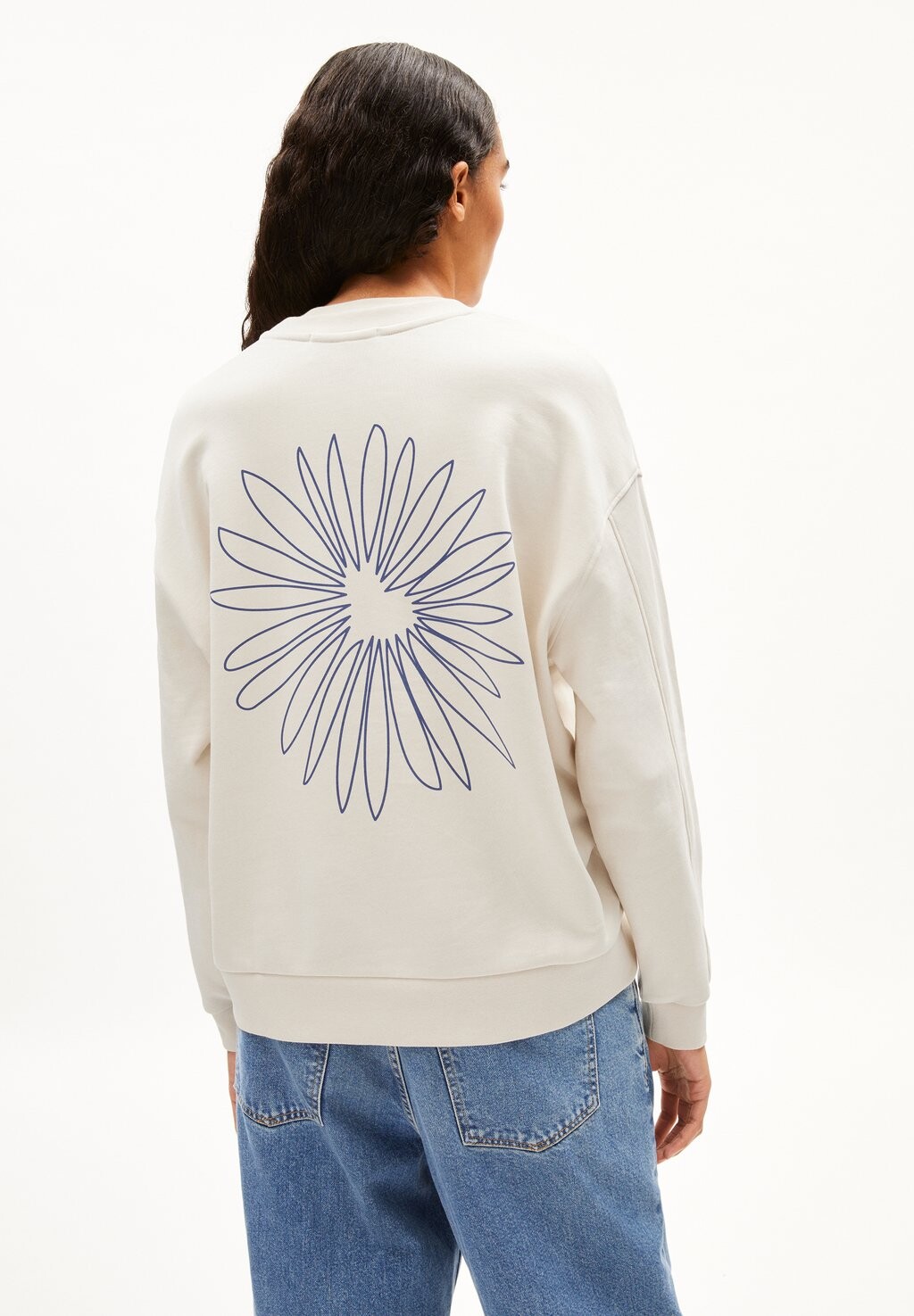 

Толстовка AARIN BACK FLOWAA ARMEDANGELS, цвет undyed