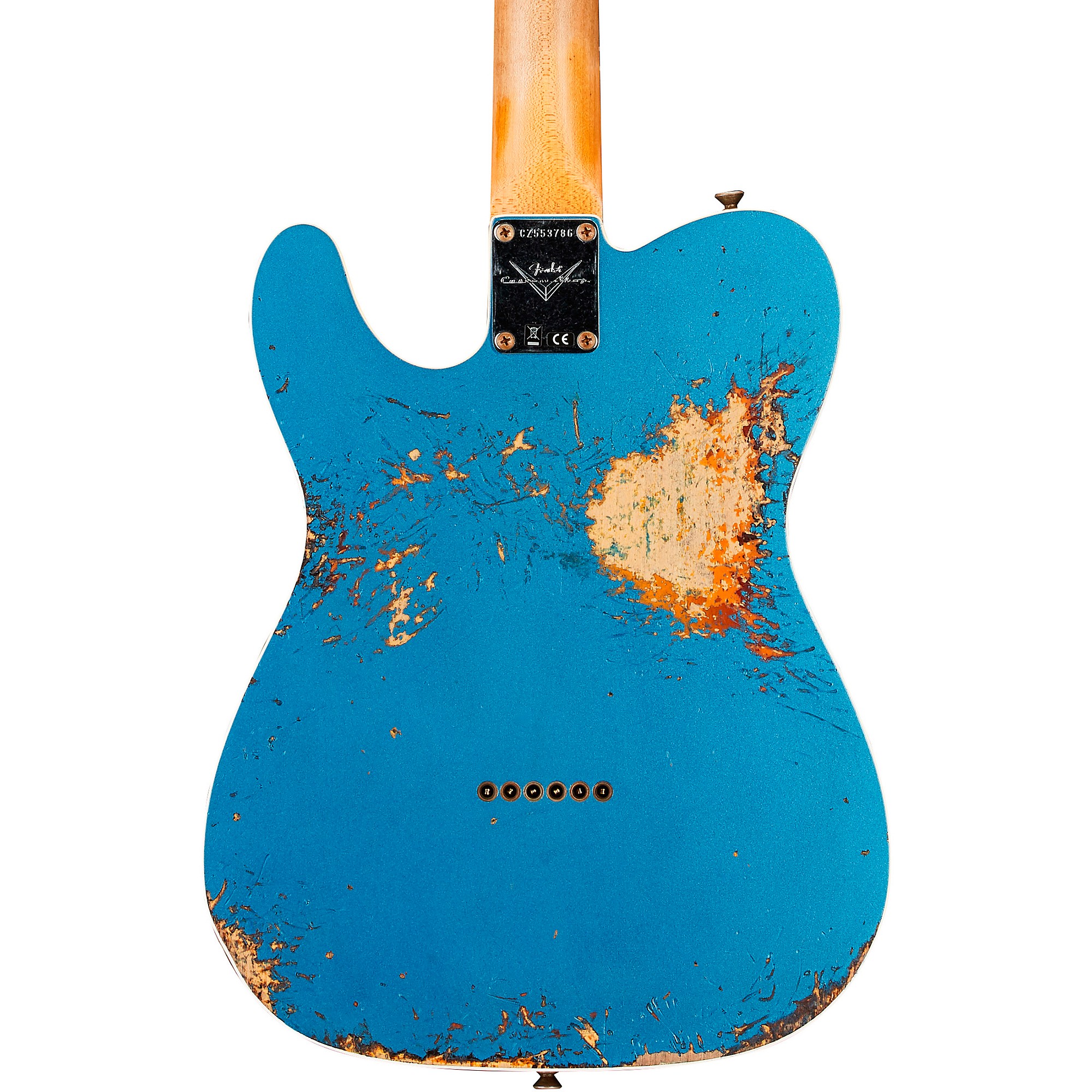 Электрогитара Fender Custom Shop 1960 Telecaster Custom Relic, Aged Lake Placid Blue, 3 цвета Sunburst