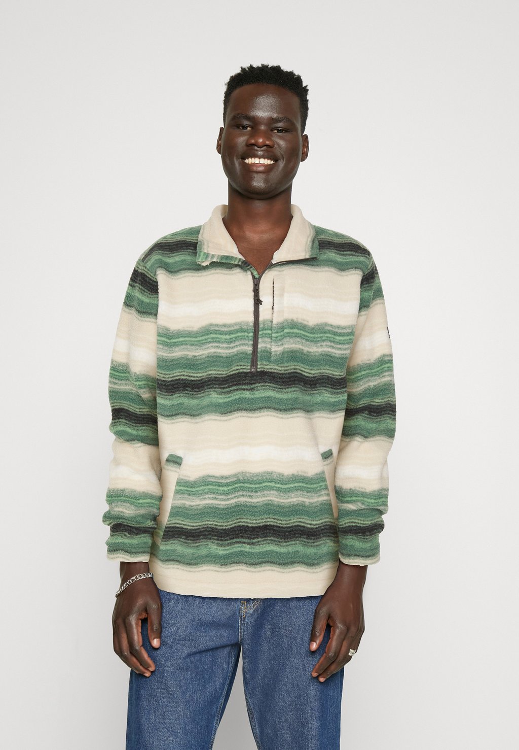 Флисовый пуловер BOUNDARY MOCK NECK Billabong, цвет green