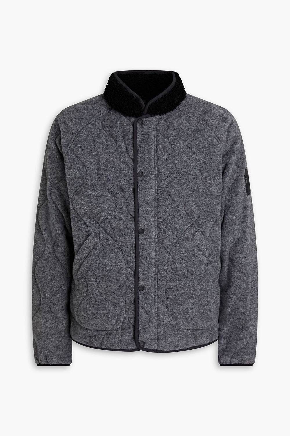 

Двусторонняя стеганая куртка из войлока RAG & BONE, серый
