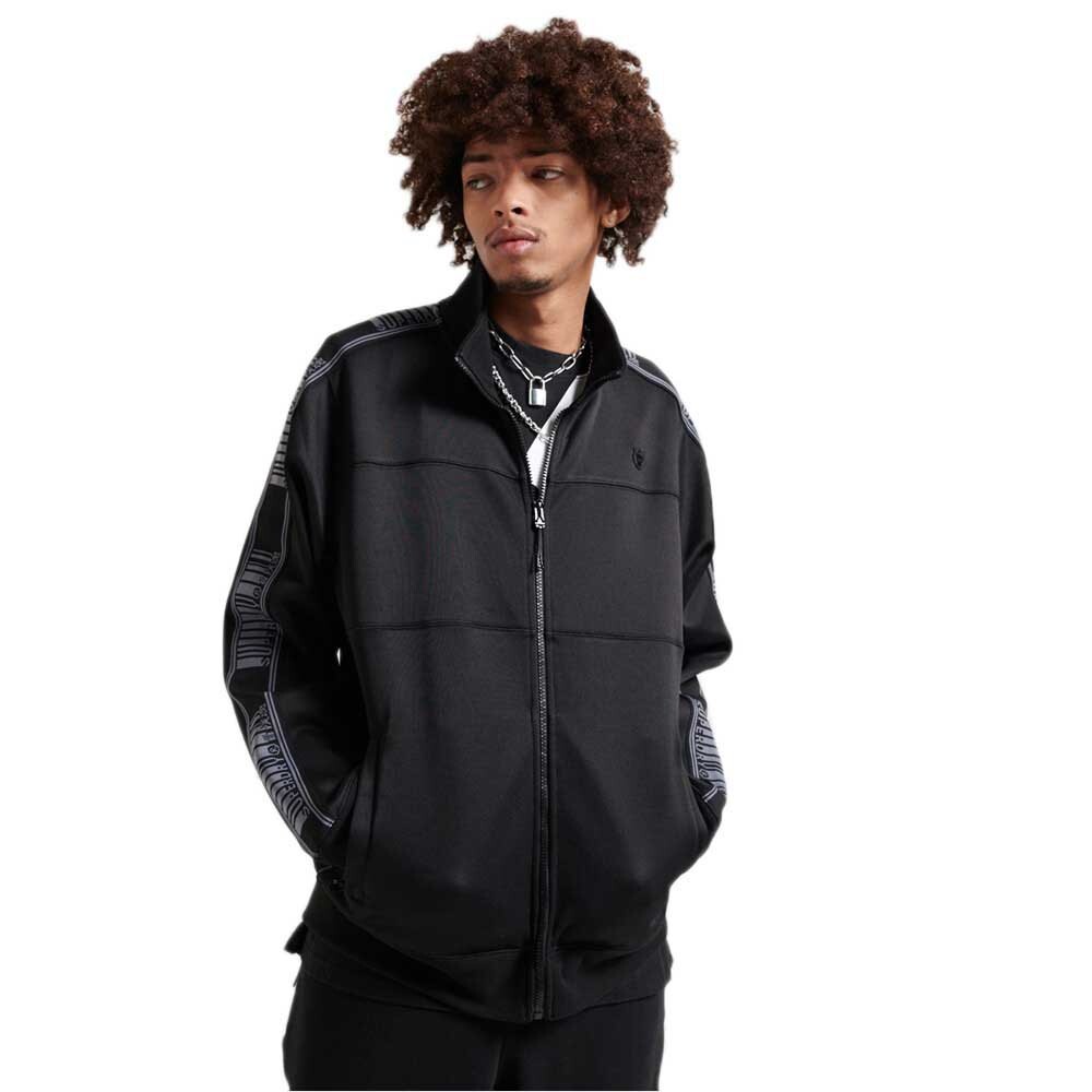 

Толстовка Superdry Energy Class Track Full Zip, черный