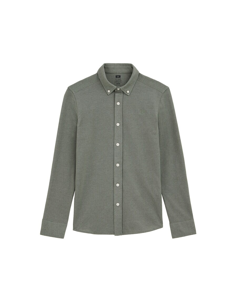

Топ WE Fashion Regular fit Button Up, зеленый