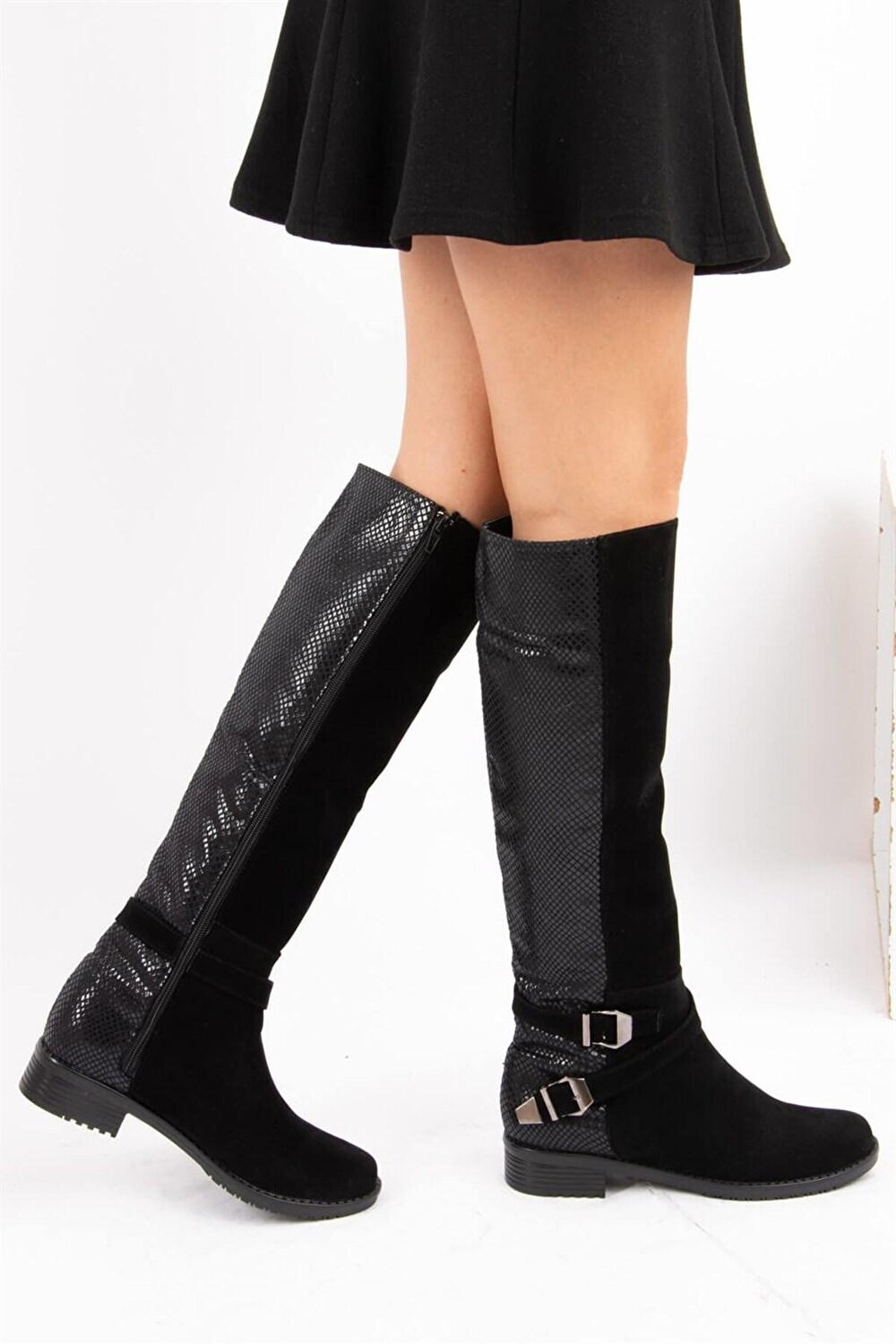 

E726203402 Черные женские ботинки Fox Shoes, Черный