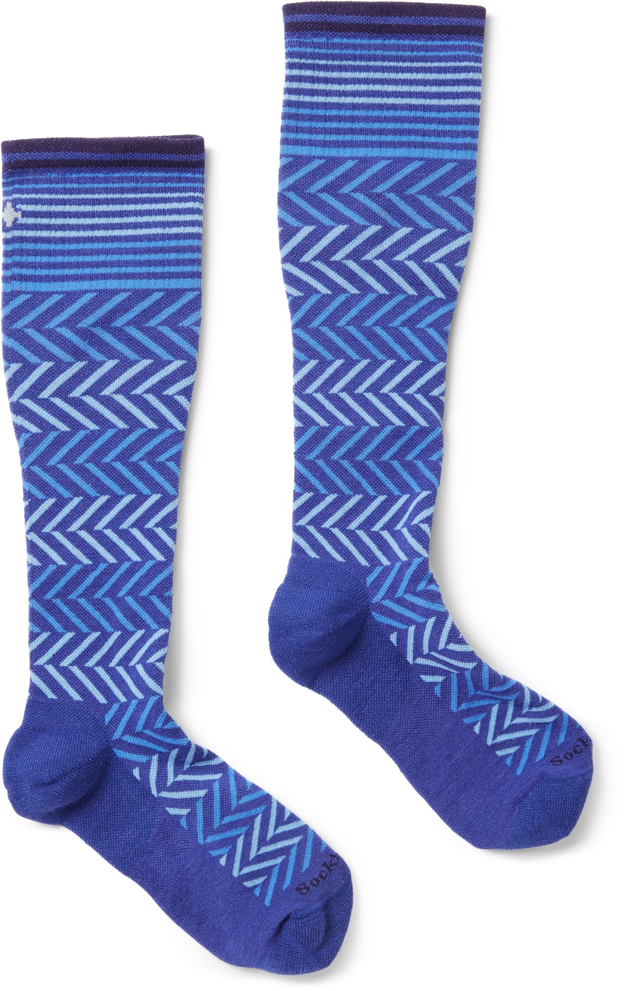цена Компрессионные носки с шевроном — женские Sockwell, синий