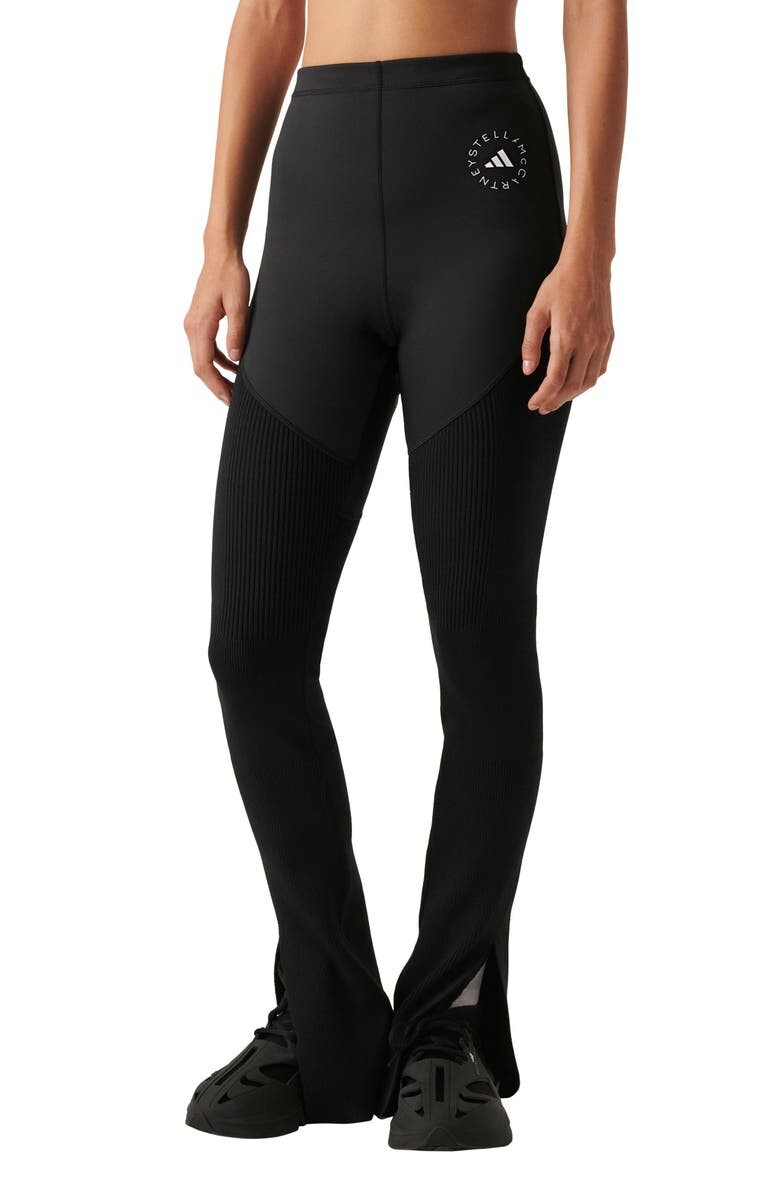 

Брюки для йоги Truestrength Flat Knit Yoga ADIDAS BY STELLA MCCARTNEY, черный