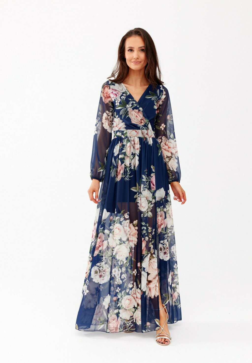 

Длинное платье Roco Fashion, мультиколор