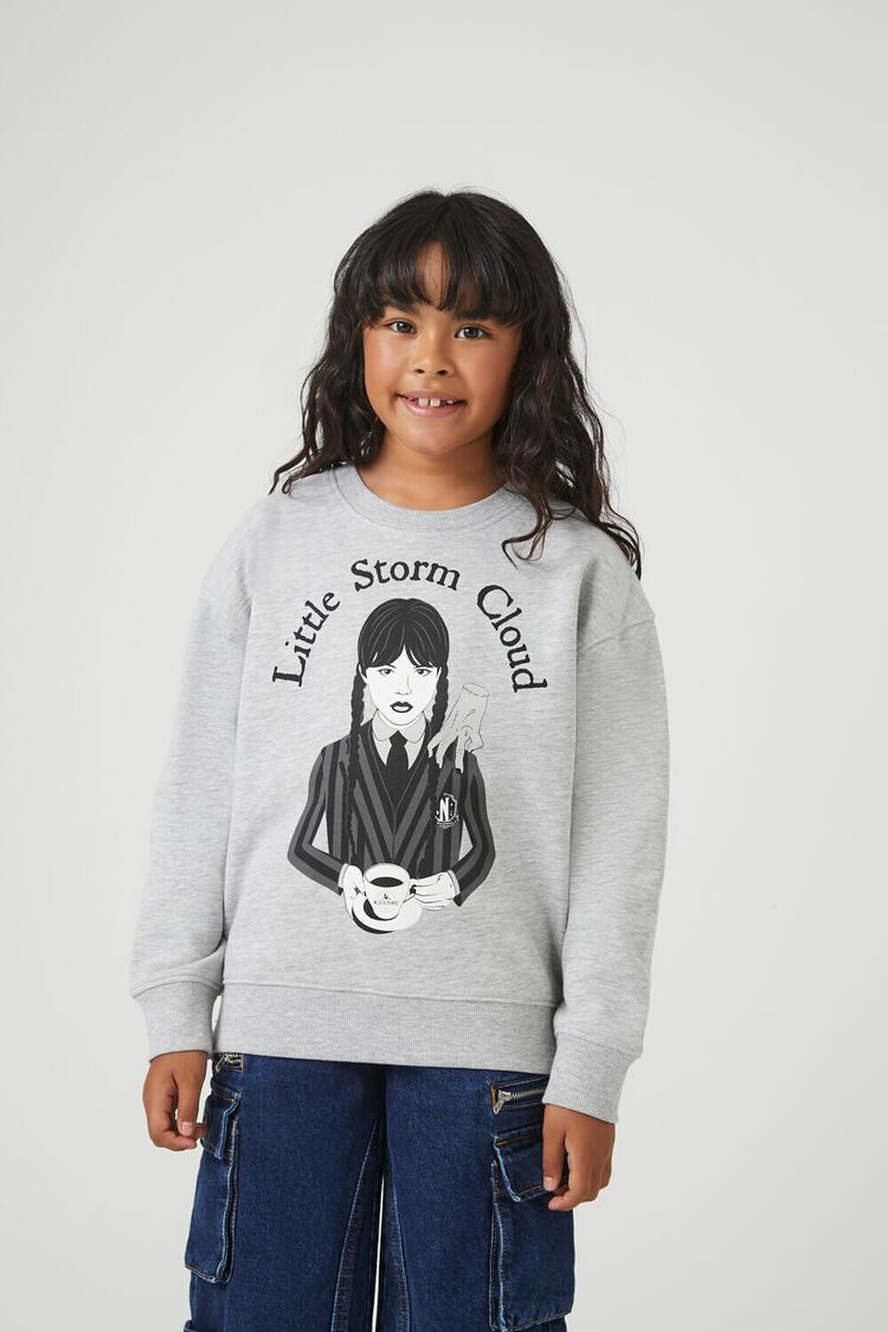 

Пуловер Little Storm Cloud для девочек Forever 21, серый