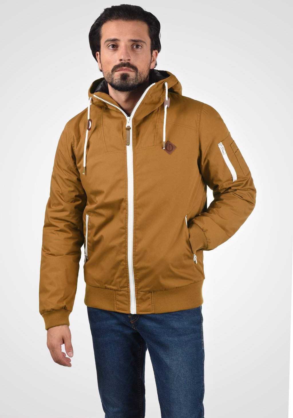 Демисезонная куртка Solid, коричневый куртка befree демисезонная размер s коричневый