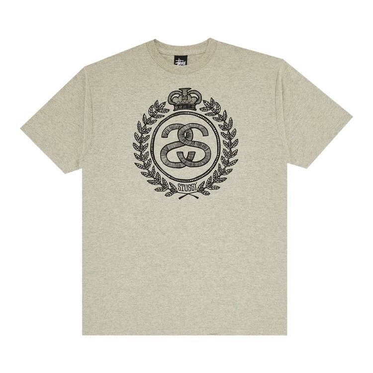 

Футболка Stussy Gear Crown 'Grey Heather', серый