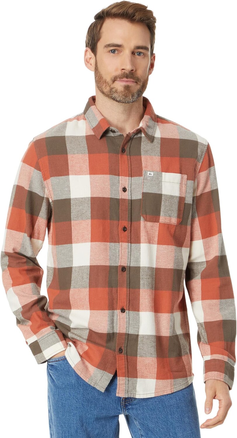 

Рубашка Motherfly Long Sleeve Flannel Quiksilver, цвет Major Brown Motherfly