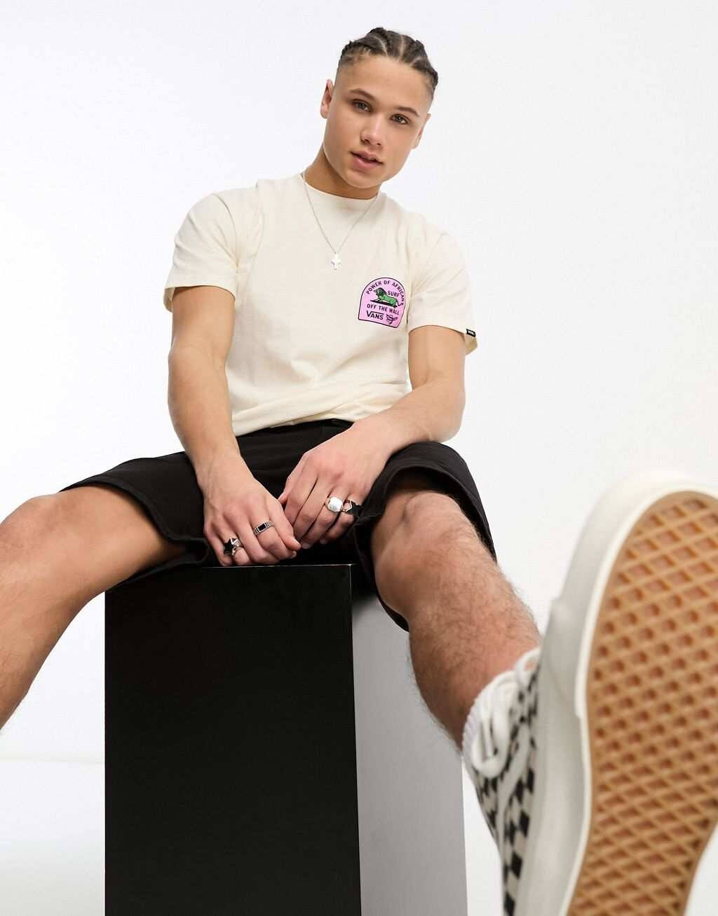 

Белая футболка с короткими рукавами Vans Mami Wata Crest, Белый