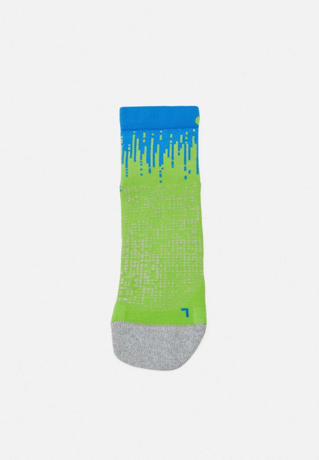 спортивные носки performance run crew sock unisex asics цвет black Спортивные носки PERFORMANCE RUN QUARTER SOCK UNISEX ASICS, неоновый зеленый