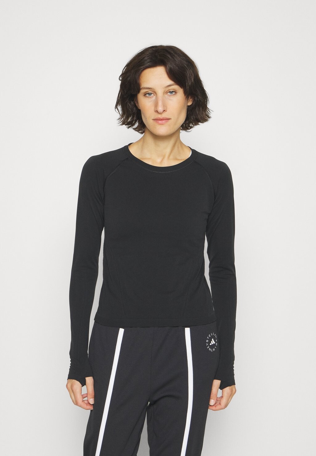 

Топ с длинными рукавами Athleta, черный