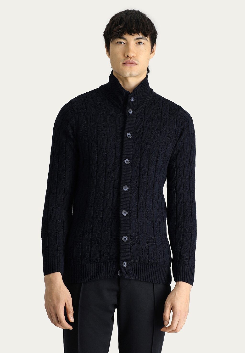 

Кардиган GEMUSTERTER REGULAR FIT Kigili, цвет dark navy blue