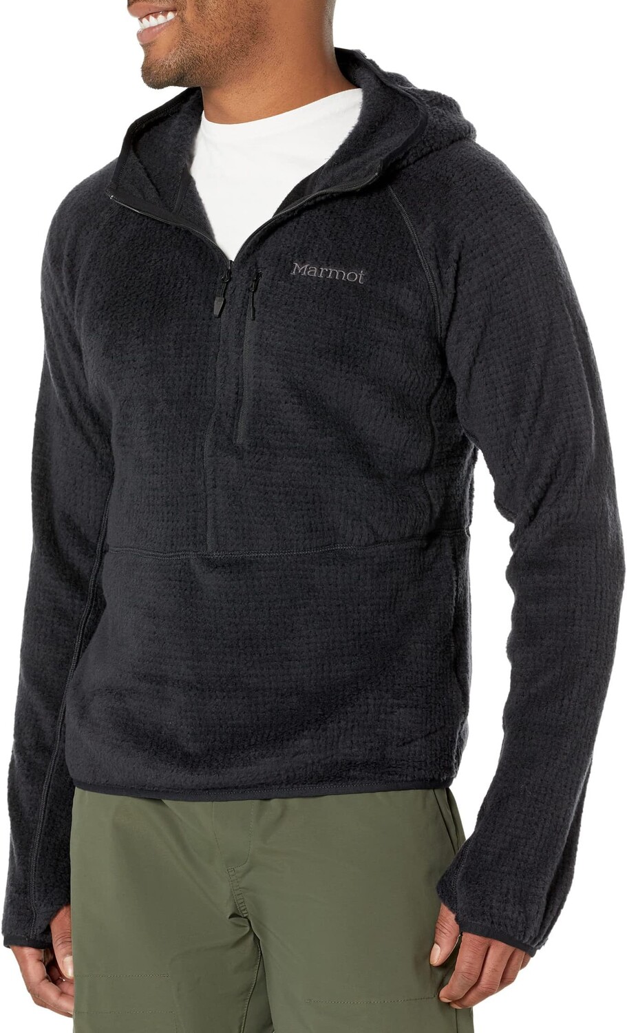 

Худи Marmot Orsa Polartec Wool Hoodie, черный