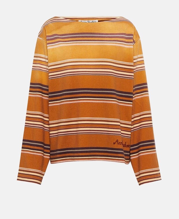 

Топ с длинными рукавами Acne Studios, светло-оранжевый