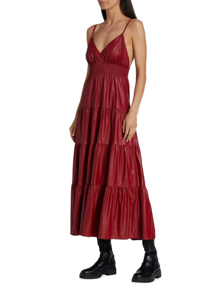 

Многоярусное платье макси Linda Derek Lam 10 Crosby, красный
