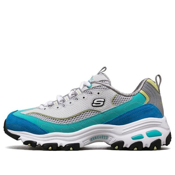 

Кроссовки (WMNS) Skechers D'Lites 1.0 Running Shoes Green, серый