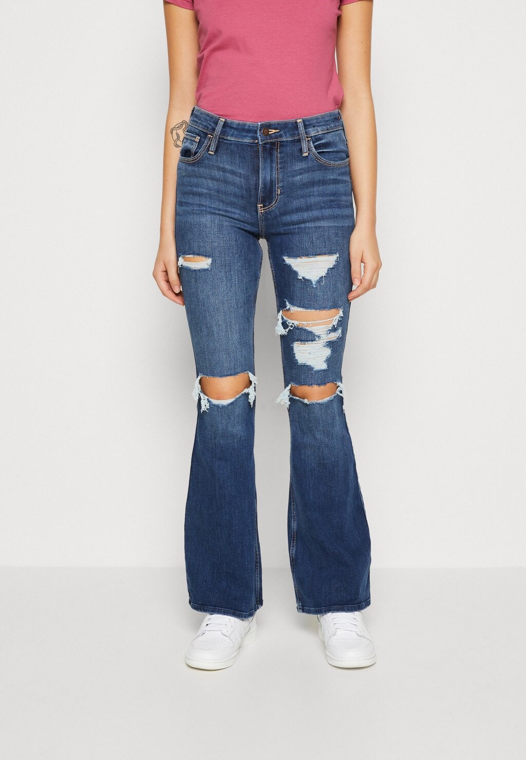 

Джинсы клеш Hollister Co., синий
