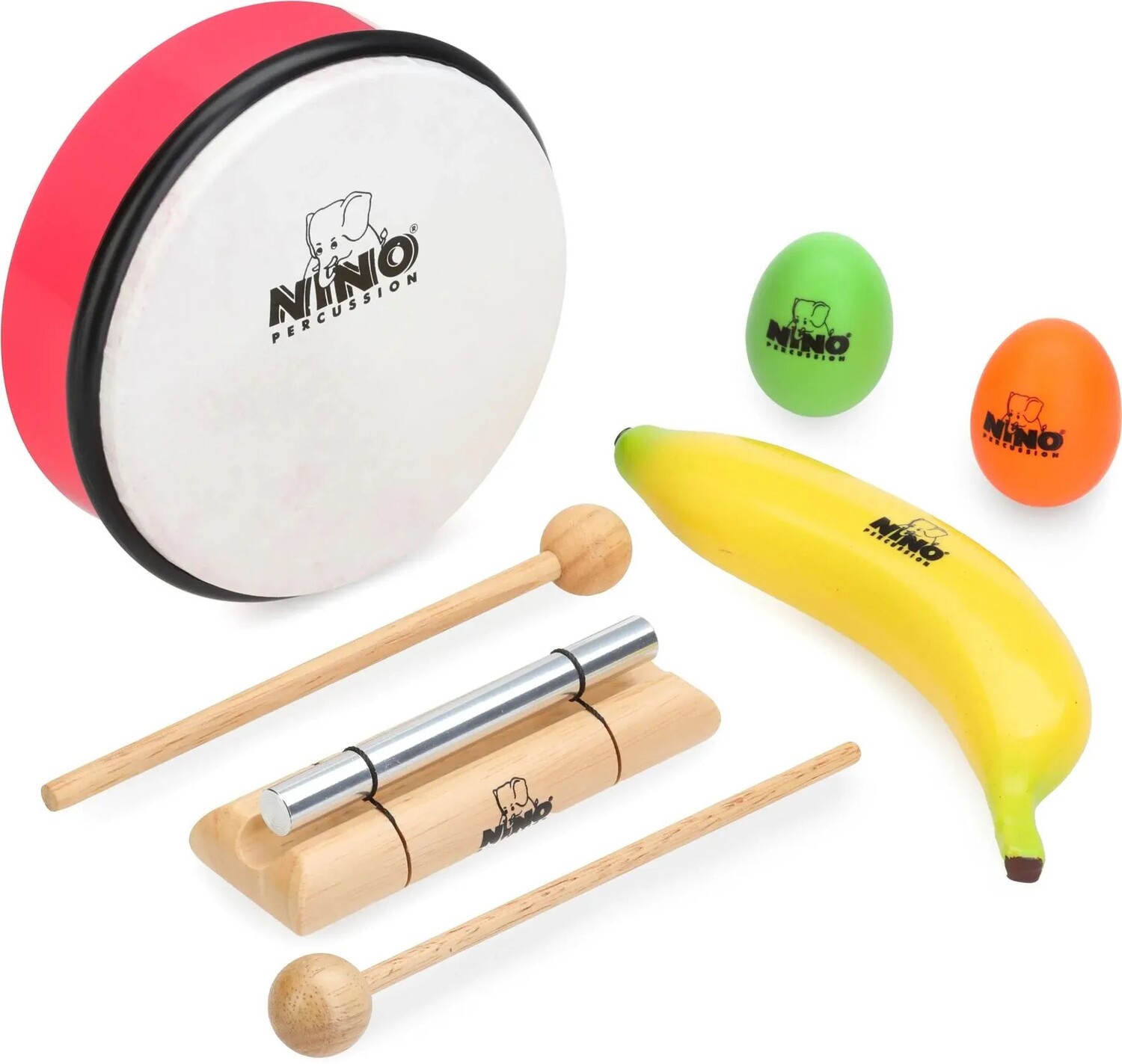 

Nino Rhythm Set 8 — детский набор из 5 предметов смешанного ритма