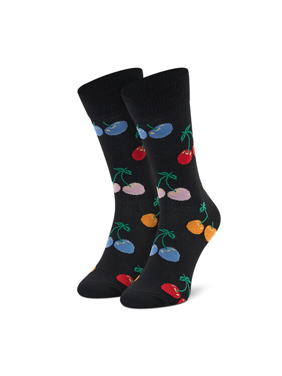 Высокие носки унисекс Happy Socks, черный