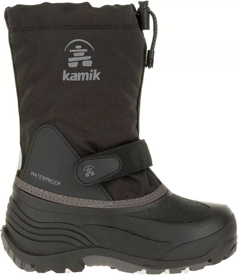 цена Детские утепленные зимние ботинки Kamik Waterbug 5, черный