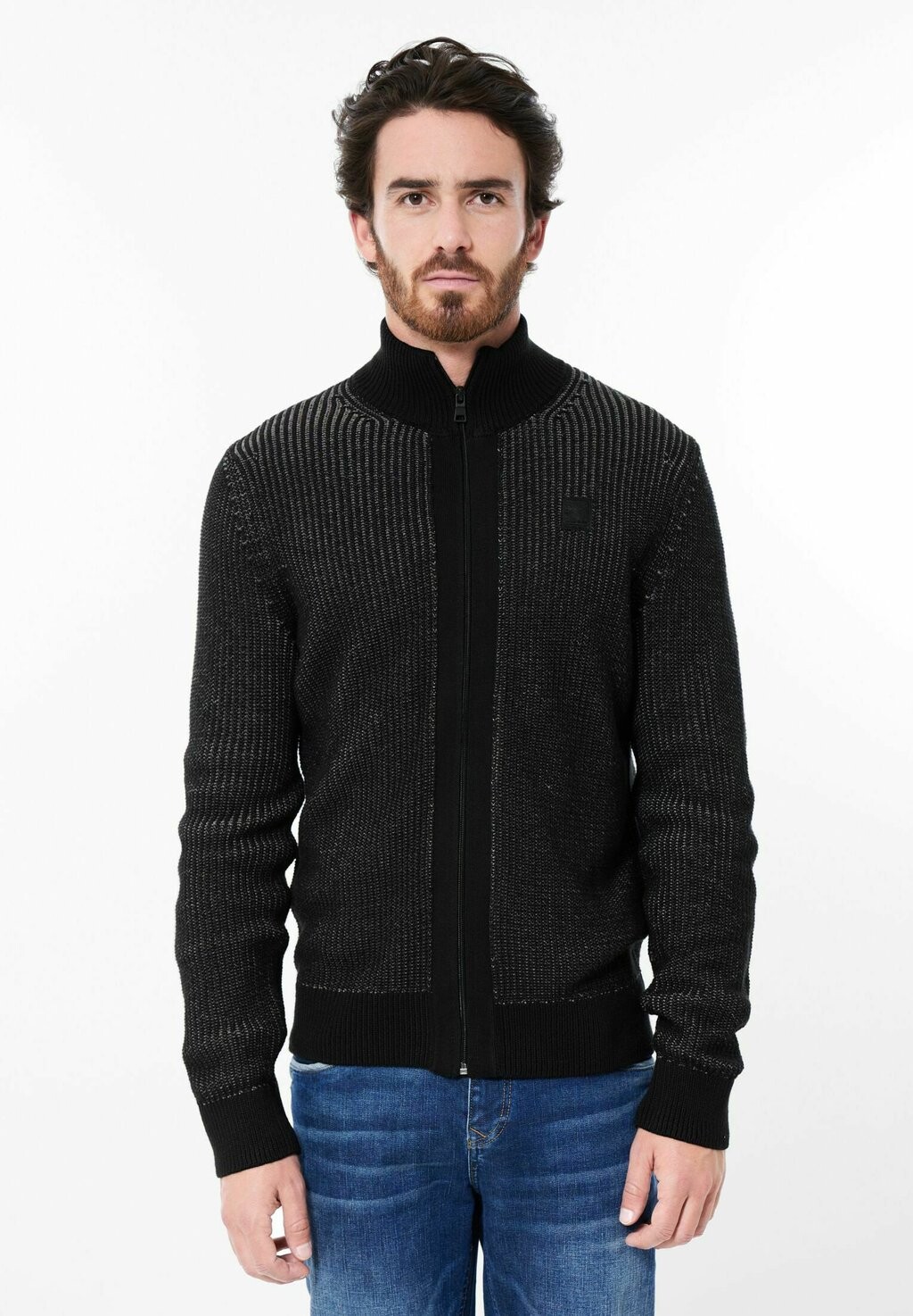 

Кардиган MIT ZIPPER Street One MEN, цвет schwarz