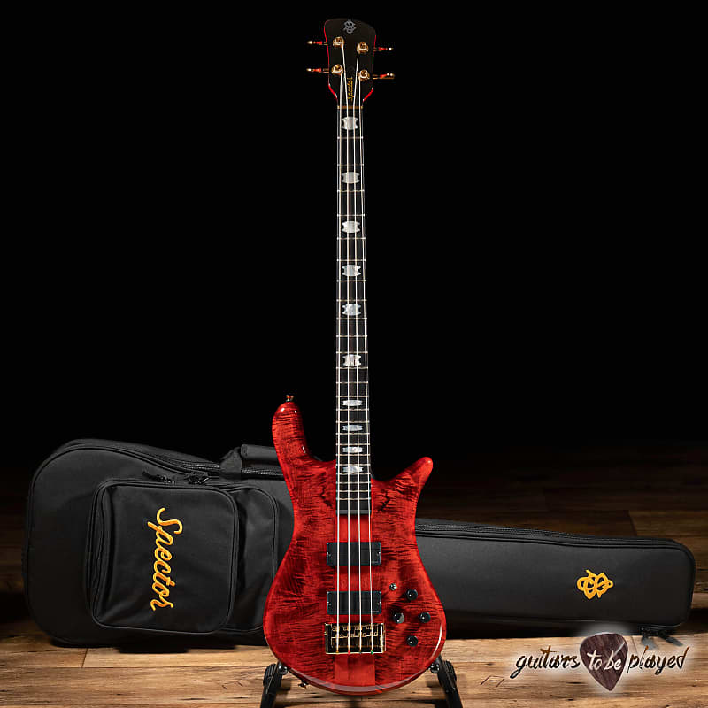 Басс гитара Spector Euro 4 LT Rudy Sarzo Signature Bass – Scarlett Red Gloss