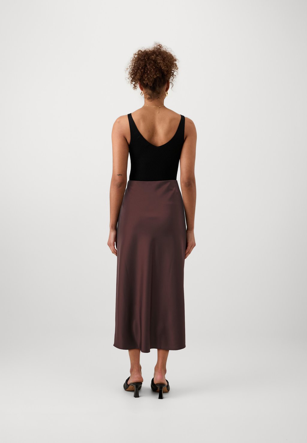 

Юбка А-силуэта YASPELLA MIDI SKIRT YAS, Бордо