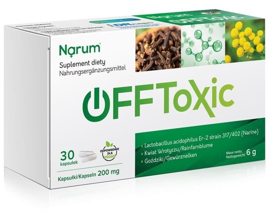 

Vitaway, Narum Оффтоксик 200 мг, 30 капсул