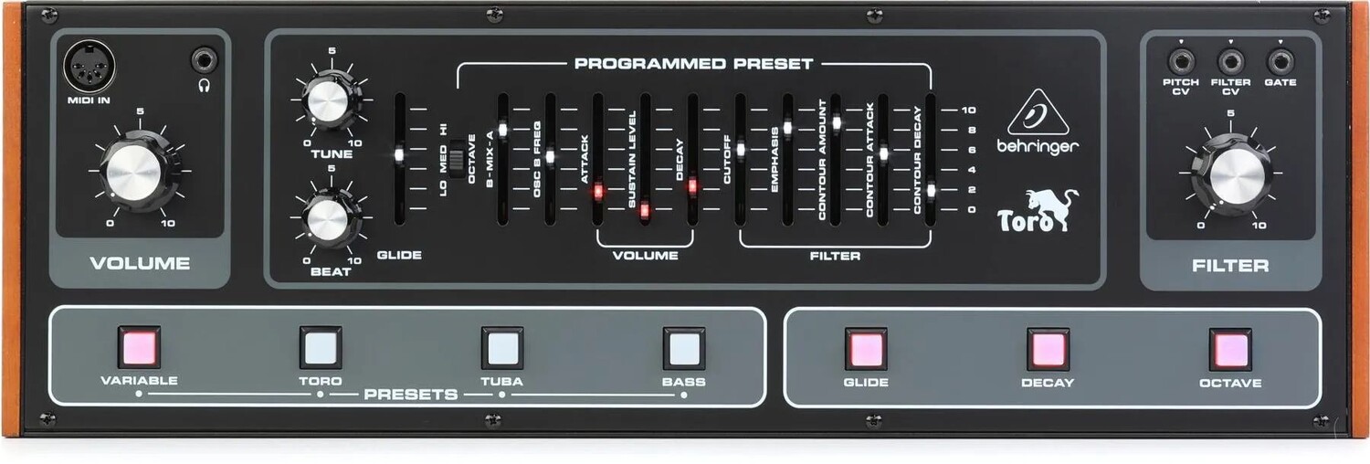 

Аналоговый бас-синтезатор Behringer TORO
