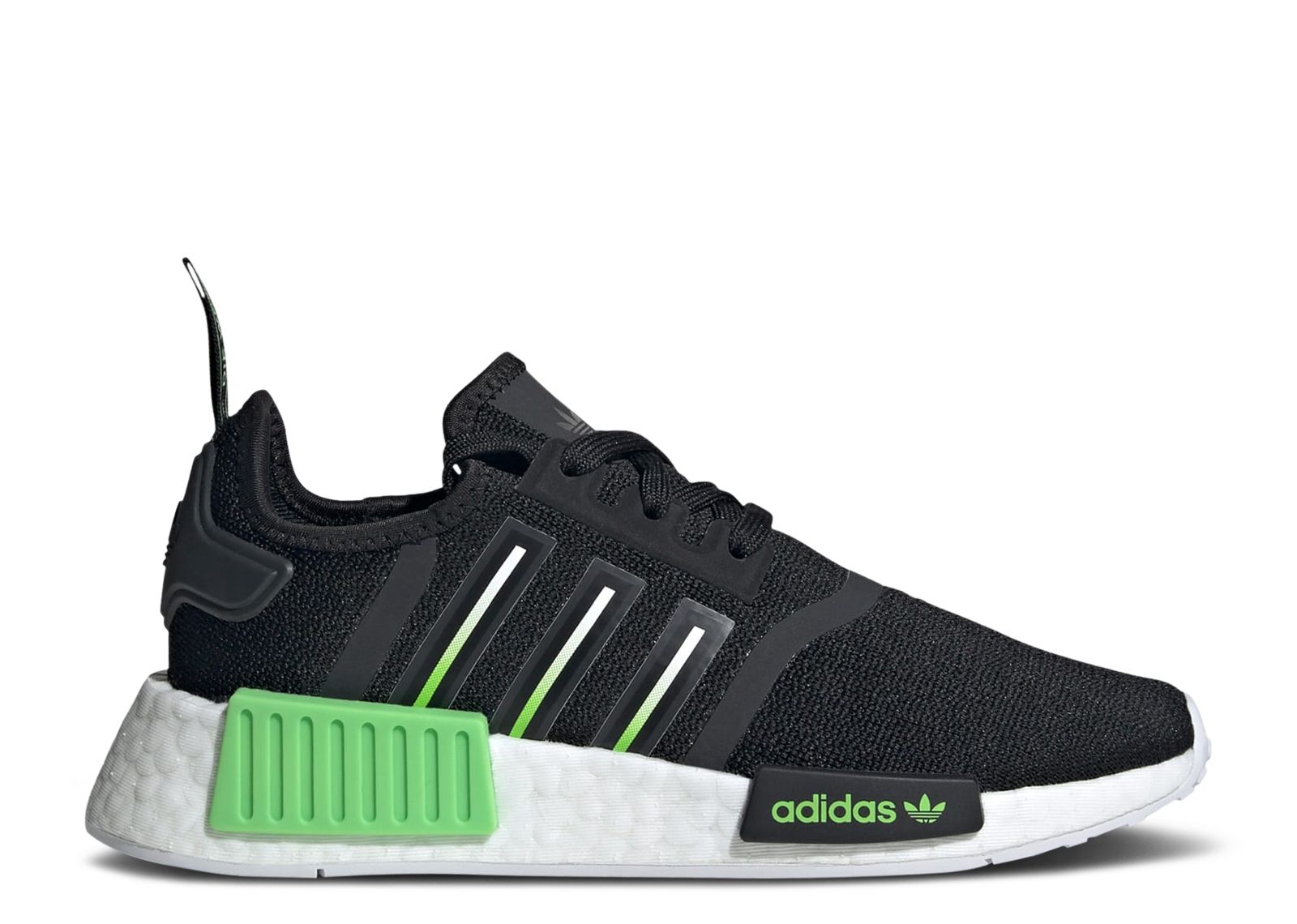 

Кроссовки adidas Nmd_R1 J 'Black Lucid Lime', черный