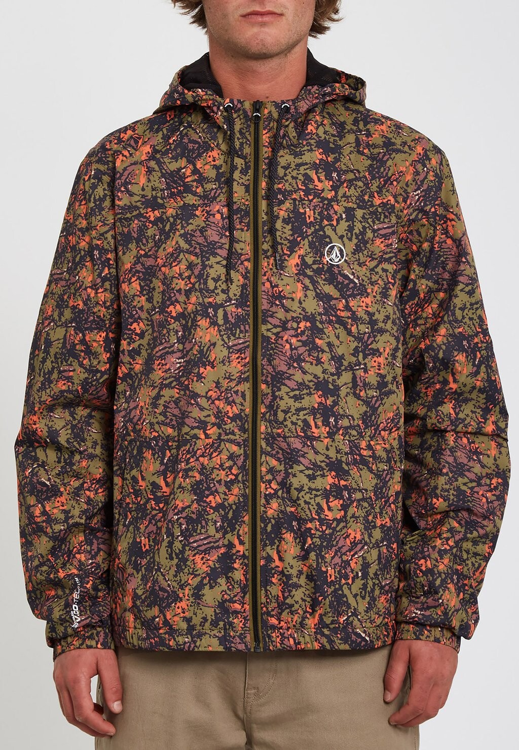 

Толстовка с капюшоном Volcom, зеленый