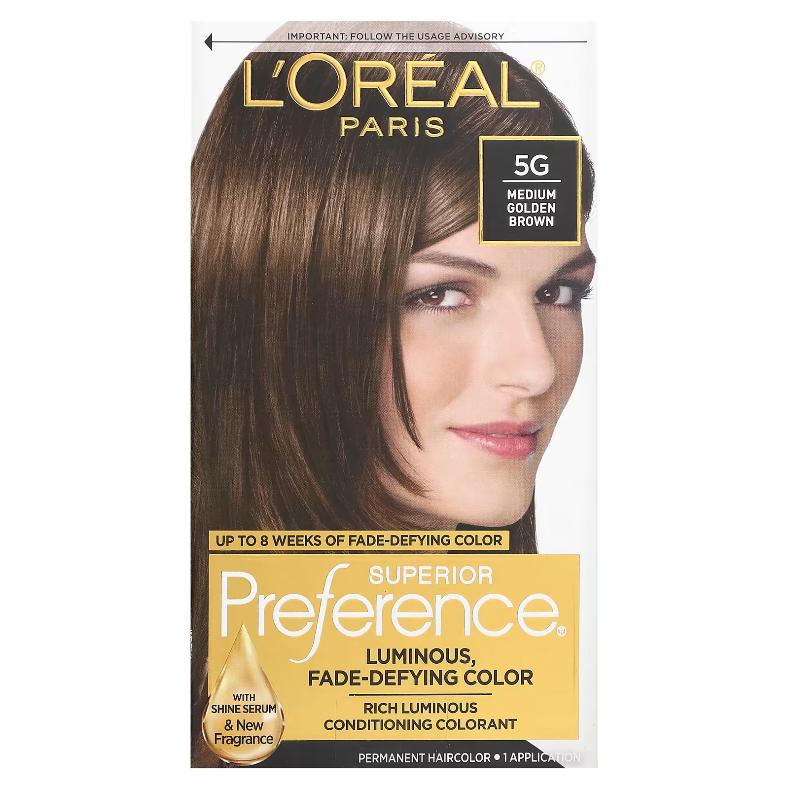 Краска для волос L'Oréal Superior Preference золотисто-коричневый c кондиционер для блеска illumin8 33 8 жидких унции malibu