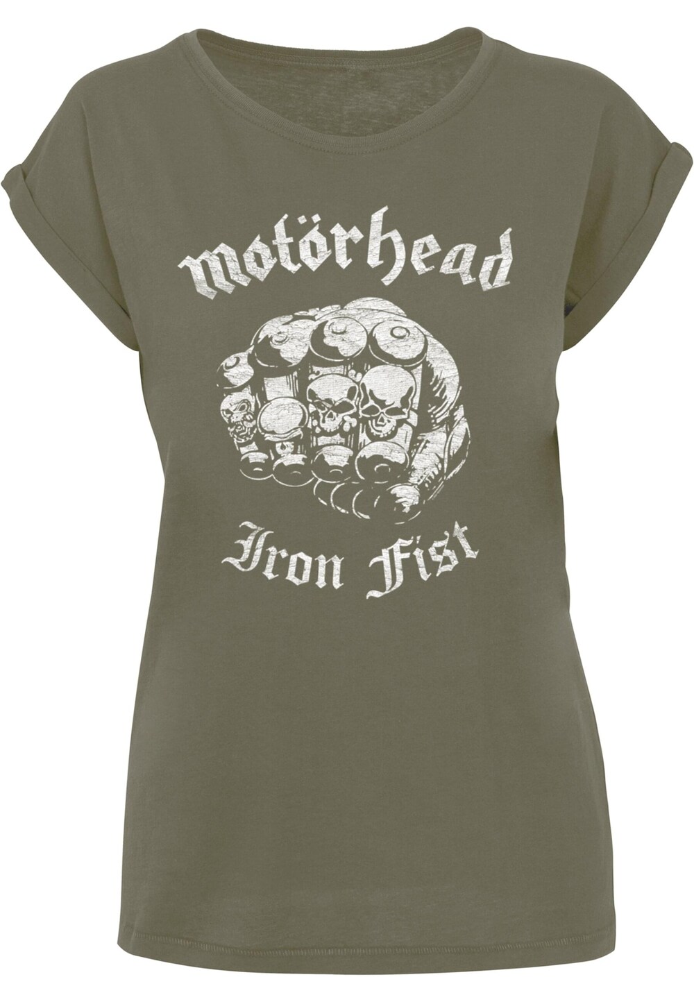 Рубашка Merchcode Motorhead - Iron Fist, оливковый