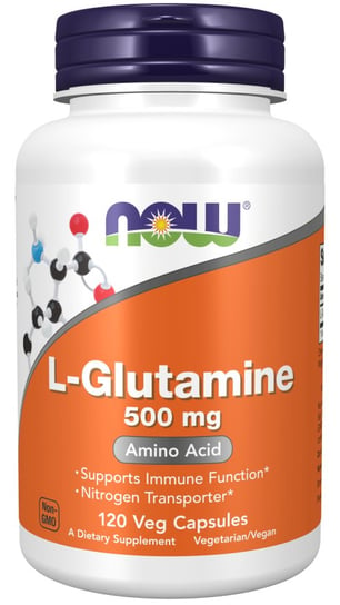 Now Foods, L-глутамин 500 мг, 120 капсул. Inna marka