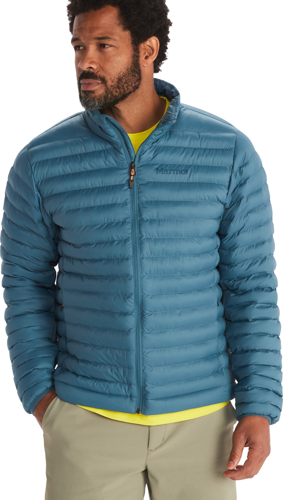 Утепленная куртка без перьев Echo — мужская Marmot, синий куртка oysho 3m thinsulate ski padded чёрный