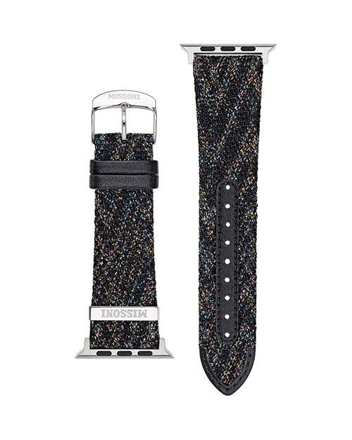 

Apple Watch Ремень из зигзагообразной ткани, 42-45 мм Missoni, цвет Black