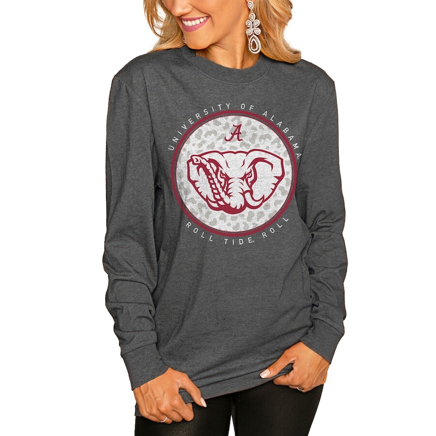 

Футболка с длинным рукавом Gameday Couture Alabama Crimson Tide, угольный