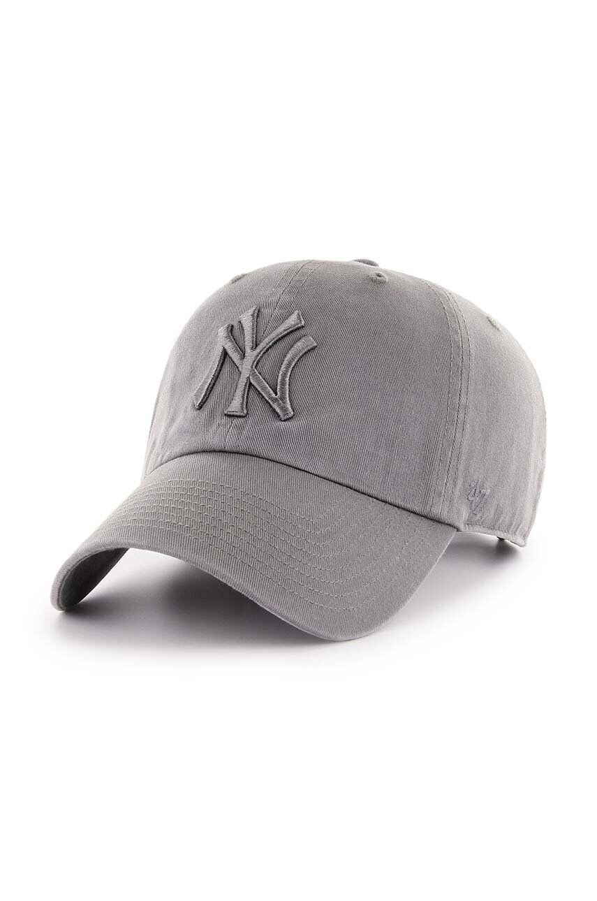 

Хлопковая бейсболка 47 бренда MLB New York Yankees 47 Brand, серый