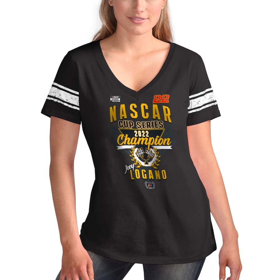 

Футболка с коротким рукавом G-III 4Her by Carl Banks Joey Logano, черный