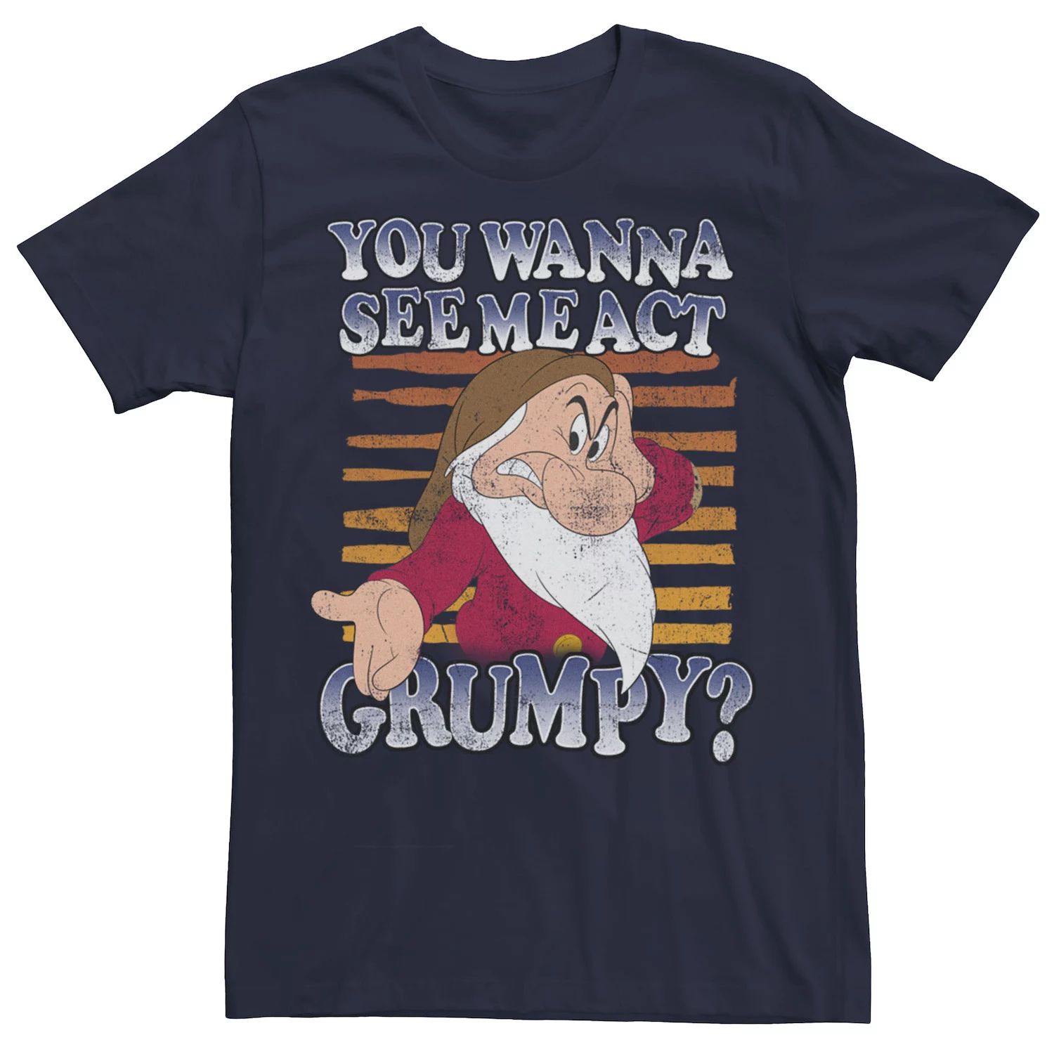 Мужская футболка Grumpy You Wanna See Me Act Grumpy Disney