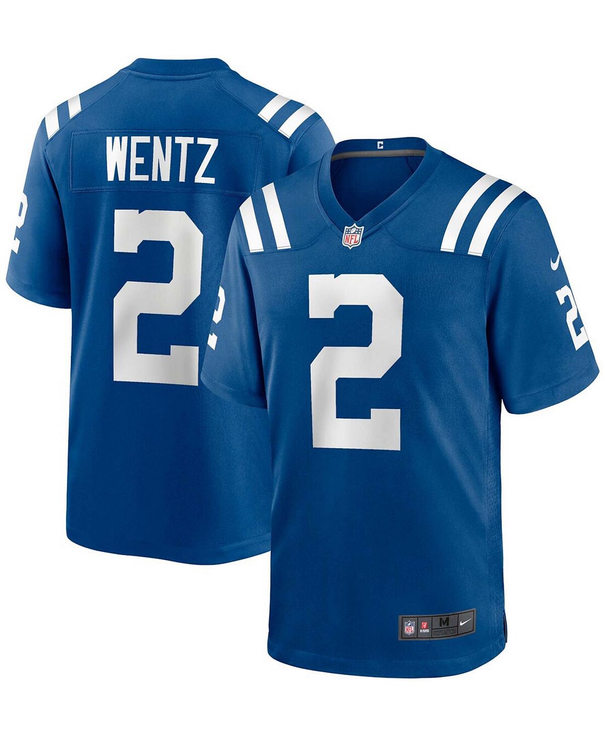 

Мужская майка Carson Wentz Royal Indianapolis Colts Game Nike