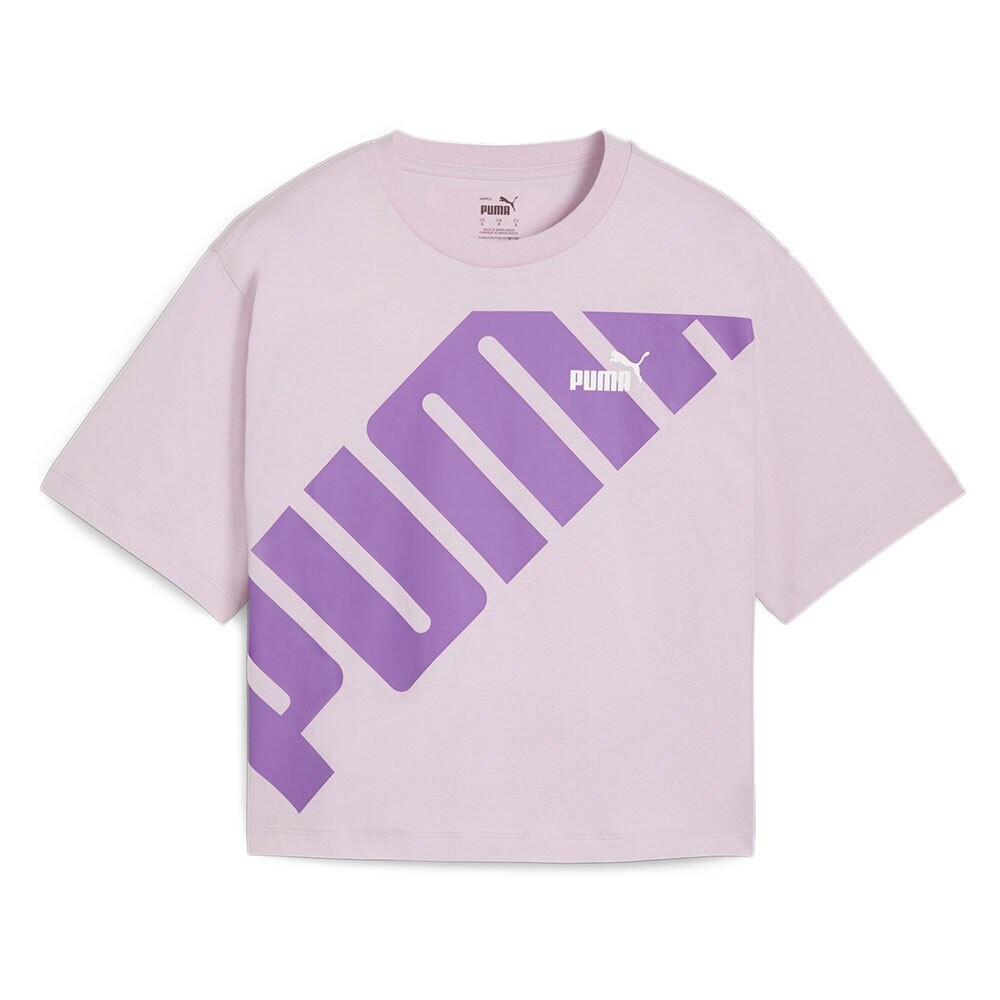 

Футболка с коротким рукавом Puma Power Cropped, фиолетовый