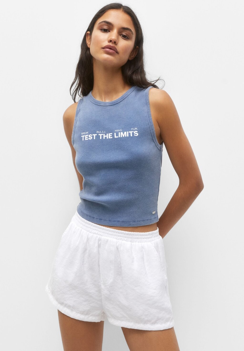 

Топ PULL&BEAR, синий