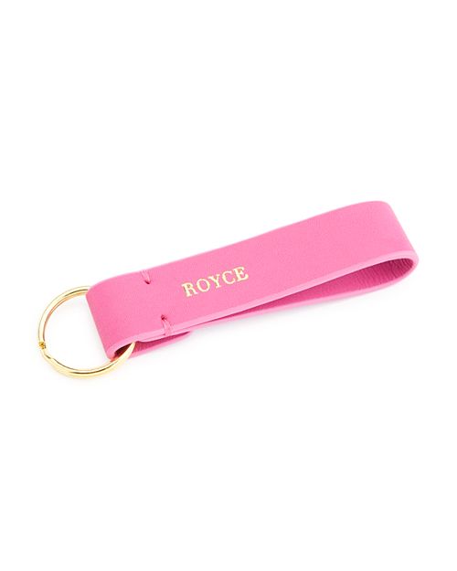Кожаный брелок для ключей ROYCE New York, цвет Pink кожаный брелок для ключей зайка ручная работа