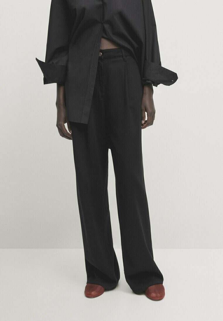 

Брюки Massimo Dutti, цвет black
